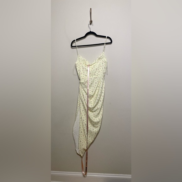 House of CB Daniella Lemon Floral Balcony Corset Dress - Picture 9 of 9